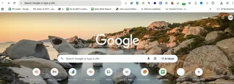 Search Google or Type a URL